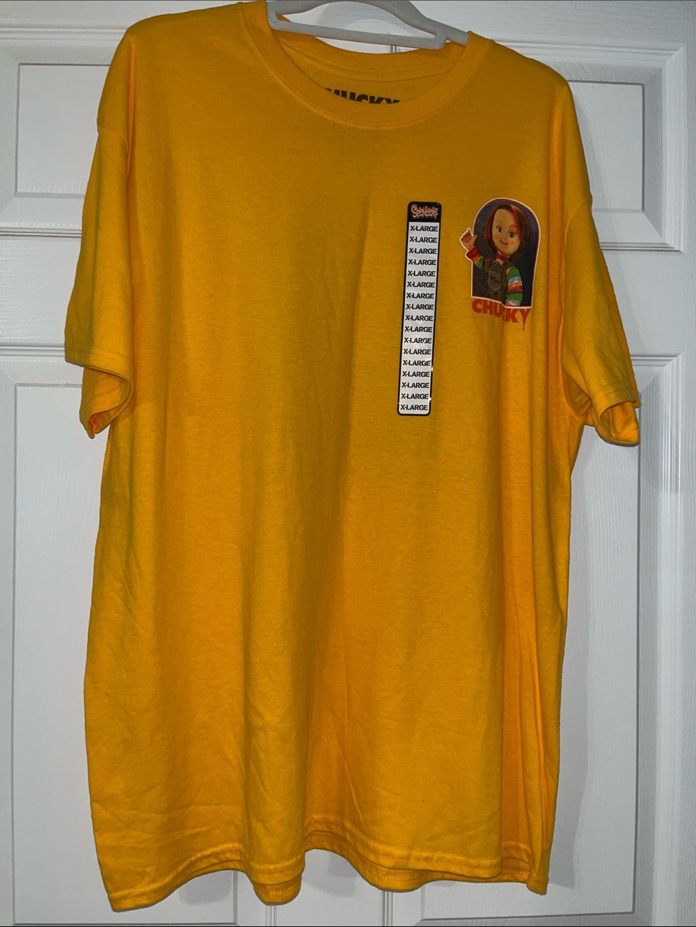 Chucky Graphic Short Sleeve Tee - Gold